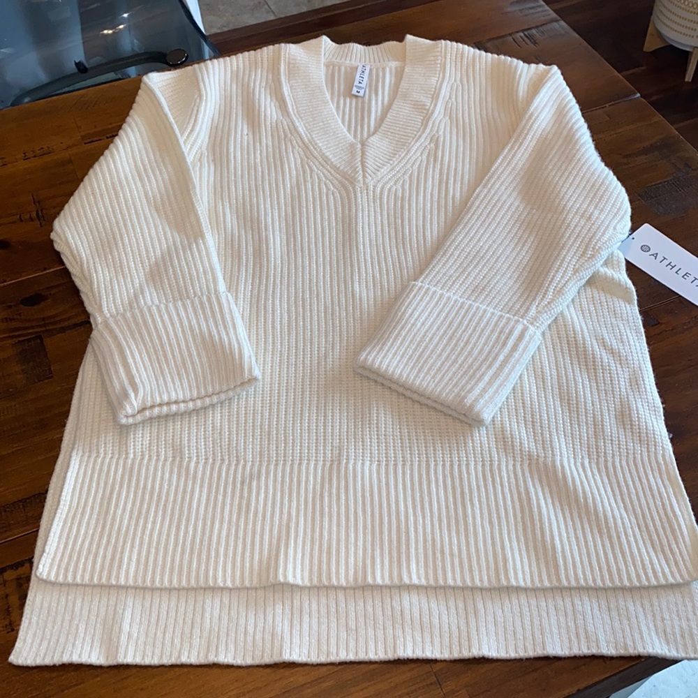 Athleta Shasta V-Neck Sweater